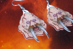 Halloween Horror Stylized Earrings (Collaboration with Kate Graves)