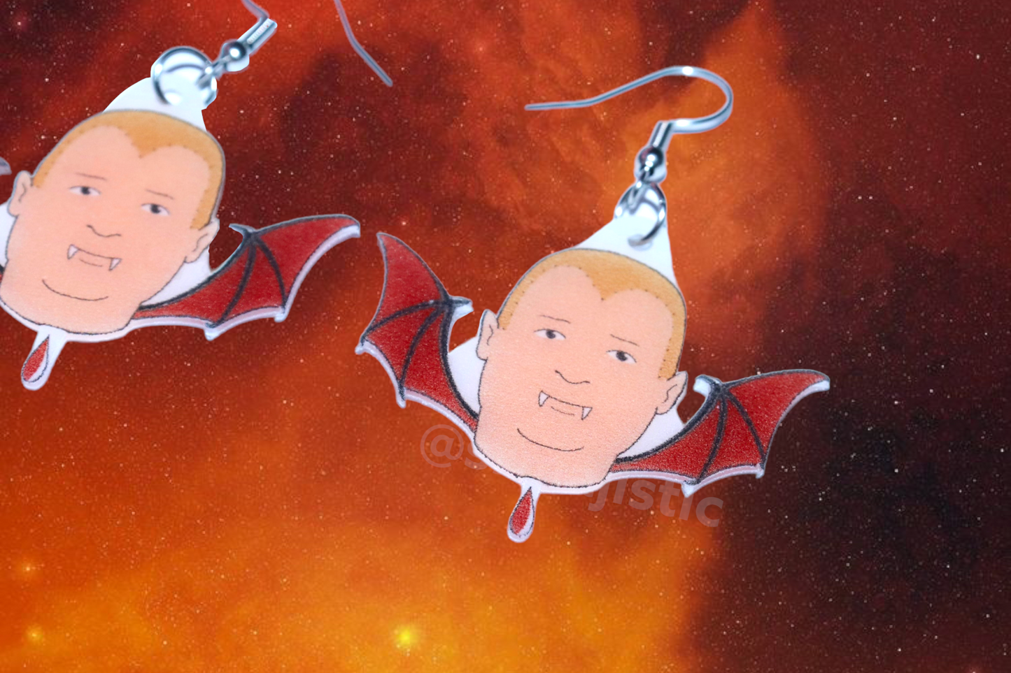 Halloween Horror Stylized Earrings (Collaboration with Kate Graves)