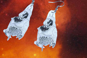 Halloween Horror Stylized Earrings (Collaboration with Kate Graves)