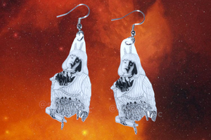 Halloween Horror Stylized Earrings (Collaboration with Kate Graves)