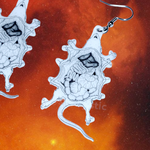 Halloween Horror Stylized Earrings (Collaboration with Kate Graves)