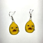 Lemongrab Adventure Time Character Handmade Earrings!