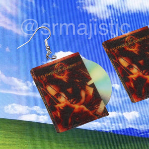 The Hunger Games (2012) DVD 2D detailed Handmade Earrings!