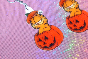 Garfield Character Collection of Cute Detailed Handmade Earrings!
