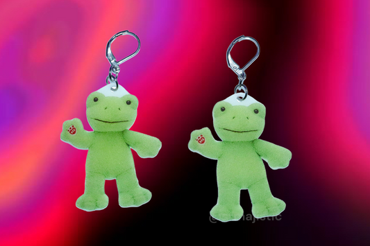 Build a Bear Frog Cute Handmade Earrings!