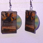Titanic (1997) DVD 2D detailed Handmade Earrings!