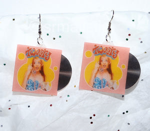 Raveena Tweety Vinyl Single Handmade Earrings!