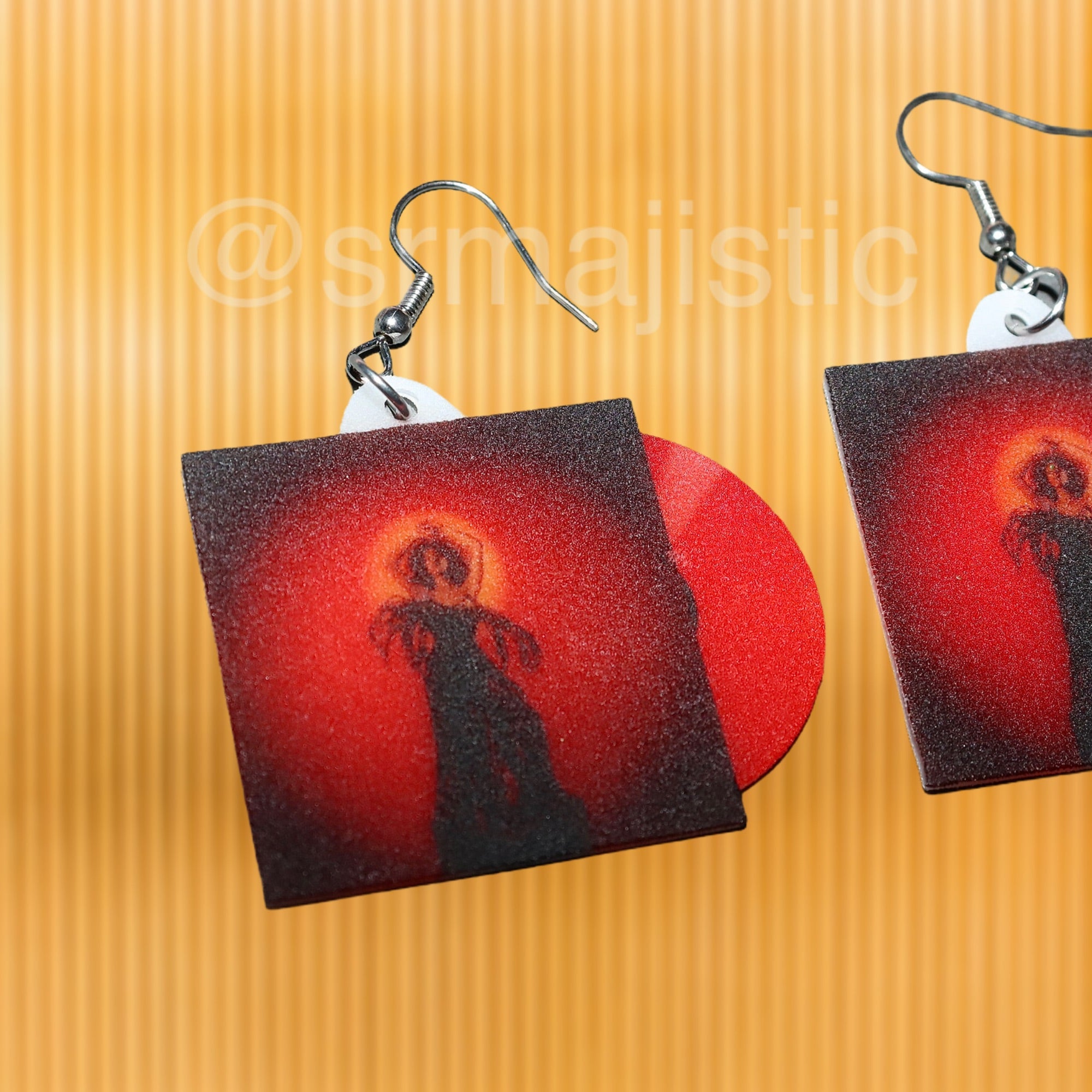 Gavin Turek Madame Gold Vinyl Album Handmade Earrings!