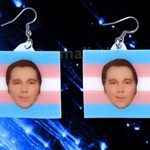 Paul Dano Says Gay Rights Pride Flag Handmade Earrings!