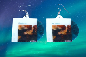 Taylor Swift Midnights Vinyl Album (color variants) Handmade Earrings!