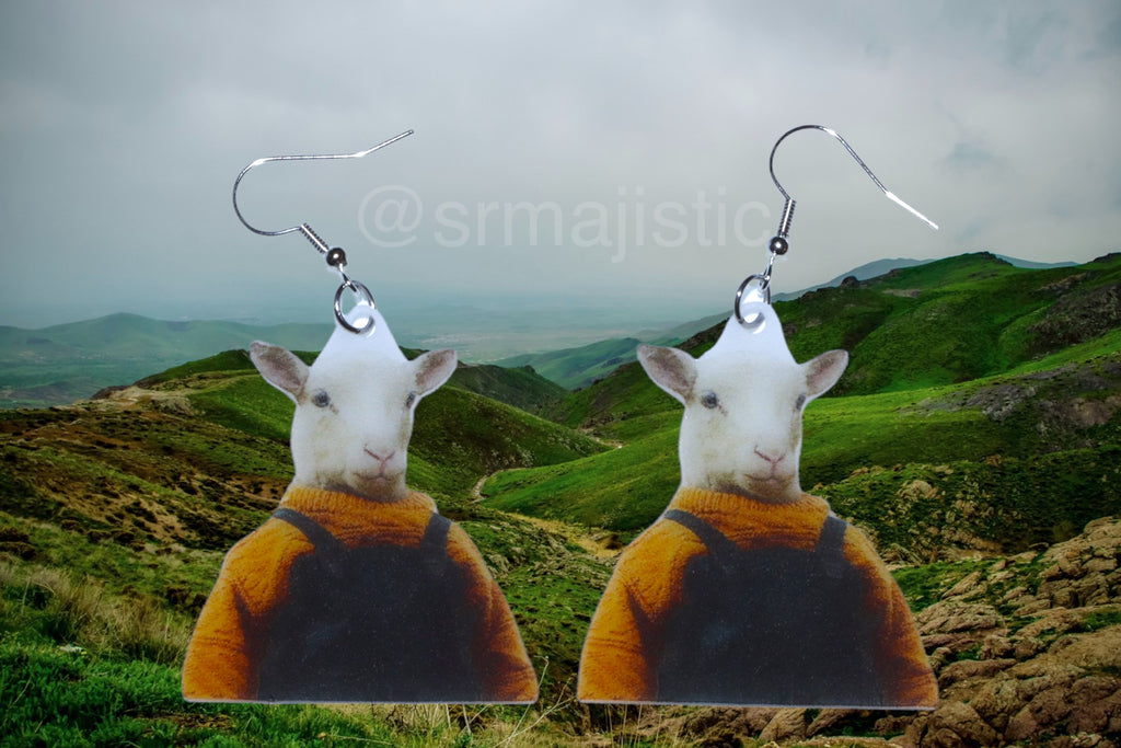 Ada the Lamb Character from Lamb (2021) Handmade Earrings!