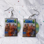 The Sims 4 PC Game 2D detailed Handmade Earrings!