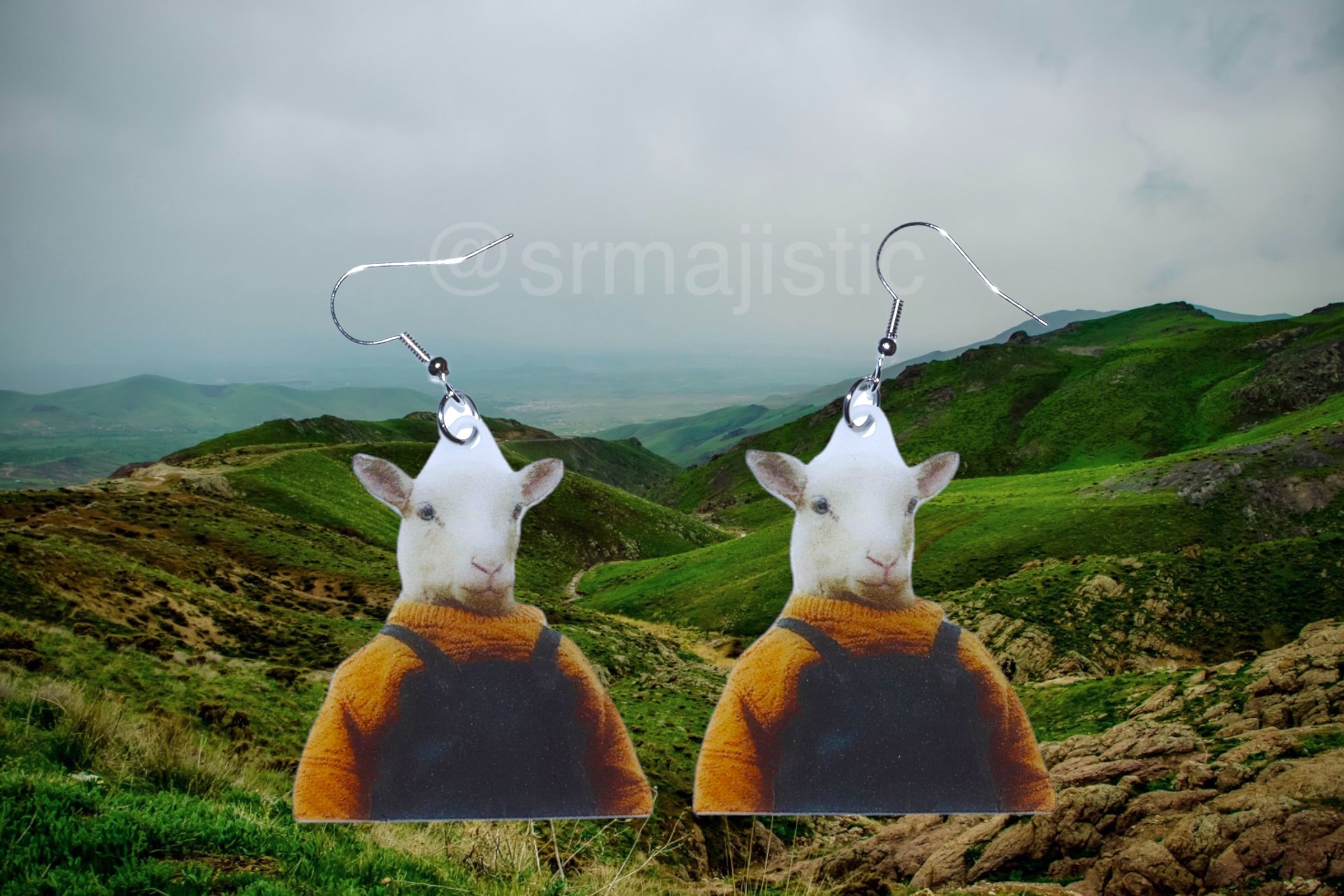 Ada the Lamb Character from Lamb (2021) Handmade Earrings!