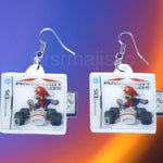 Mariokart Nintendo DS Game 2D detailed Handmade Earrings!
