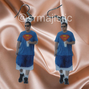 Male Wives / Celebrity Dads Funny Handmade Earrings!