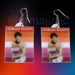Louis Tomlinson Says Lesbian Rights Pride Flag Handmade Earrings!