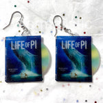 Life of Pi (2012) DVD 2D detailed Handmade Earrings!