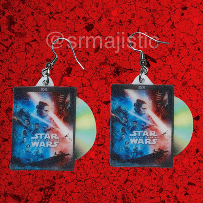 Star Wars Entire Collection DVD 2D detailed Handmade Earrings!