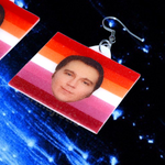 Paul Dano Says Gay Rights Pride Flag Handmade Earrings!