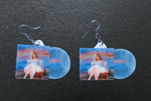 Slayyyter Troubled Paradise Vinyl Handmade Earrings!