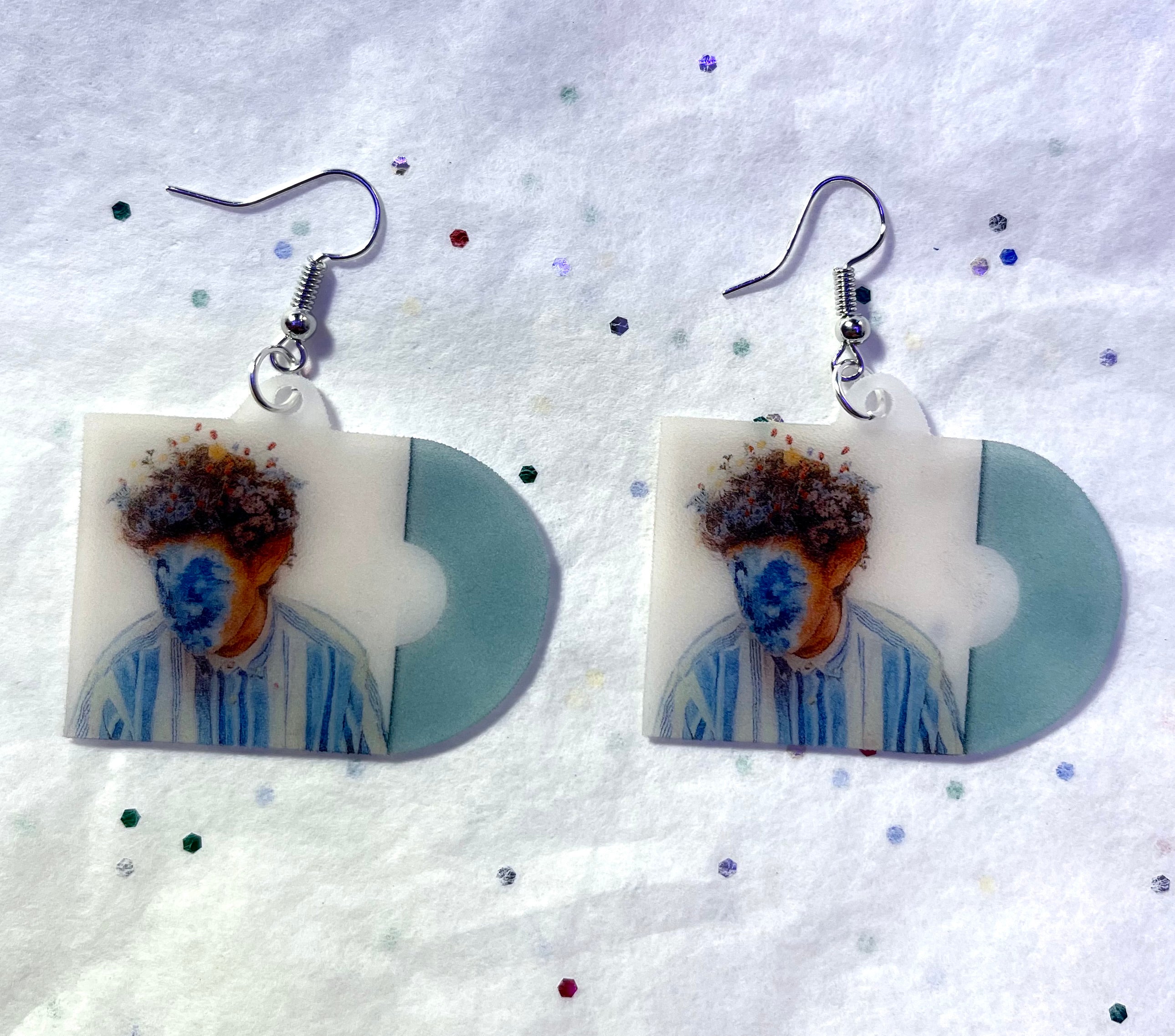 Hobo Johnson the Fall of Hobo Johnson Vinyl Album Handmade Earrings!