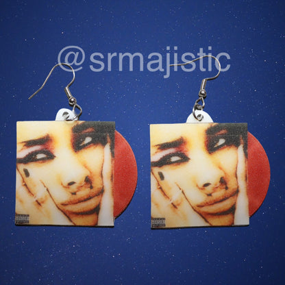 Willow Lately I Feel Everything Vinyl Album Handmade Earrings!