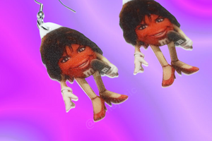 Lisa Rinna M&M Reporter Meme Handmade Earrings!