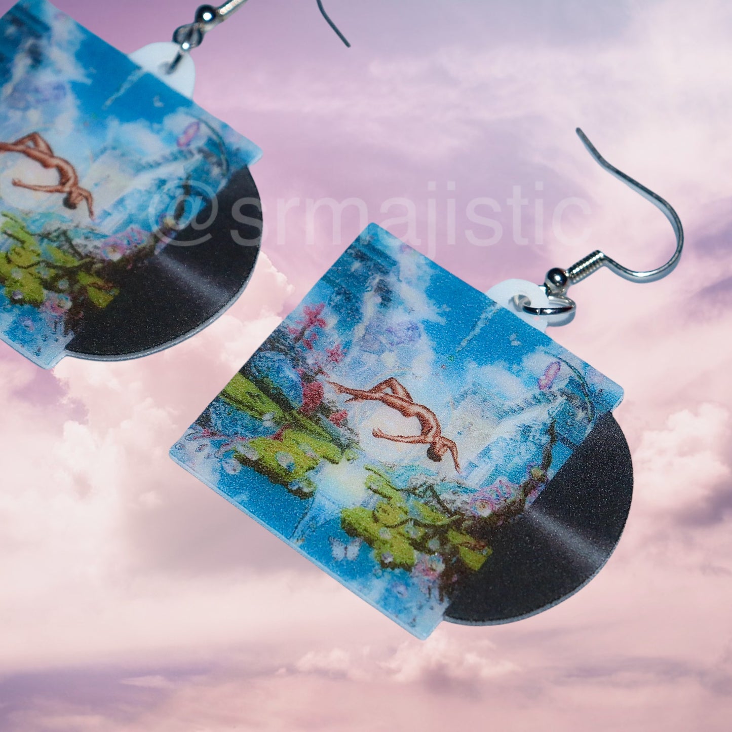 Lil Nas X Montero Vinyl Album Handmade Earrings!