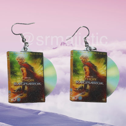 Thor: Ragnarok (2017) DVD 2D detailed Handmade Earrings!