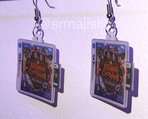 Animal Crossing Wild World Nintendo DS Game 2D detailed Handmade Earrings!