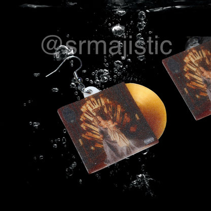 Halsey If I Can’t Have Love, I Want Power Vinyl Album Handmade Earrings!