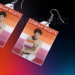 Louis Tomlinson Says Lesbian Rights Pride Flag Handmade Earrings!