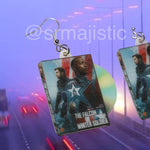 Falcon and the Winter Soldier (2021) DVD 2D detailed Handmade Earrings!