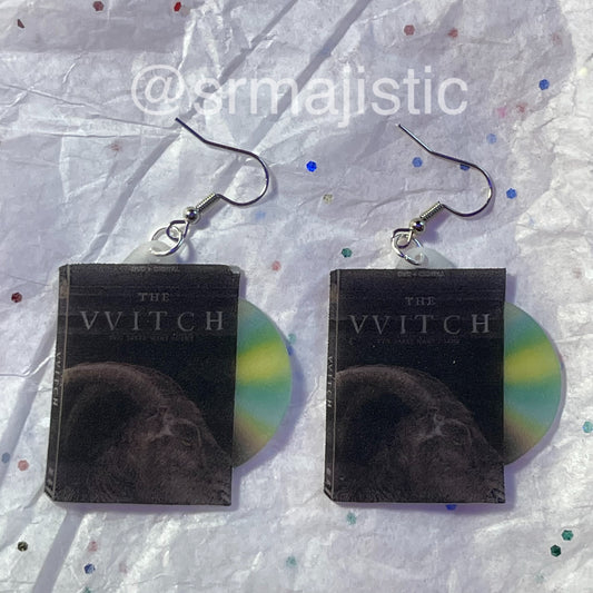 The Witch (vvitch) (2015) DVD 2D detailed Handmade Earrings!