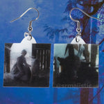 The Witch Barn Scene Split Frame Still Handmade Earrings!