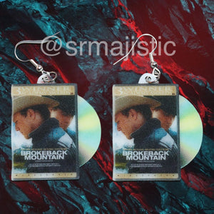 Brokeback Mountain (2005) DVD 2D detailed Handmade Earrings!