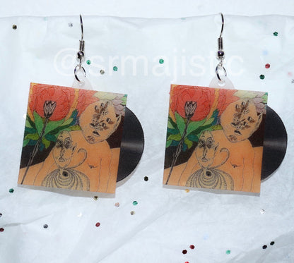 Still Woozy Cooks Vinyl Single Handmade Earrings!