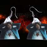 Stranger Things Eddie Munson Character Handmade Earrings!