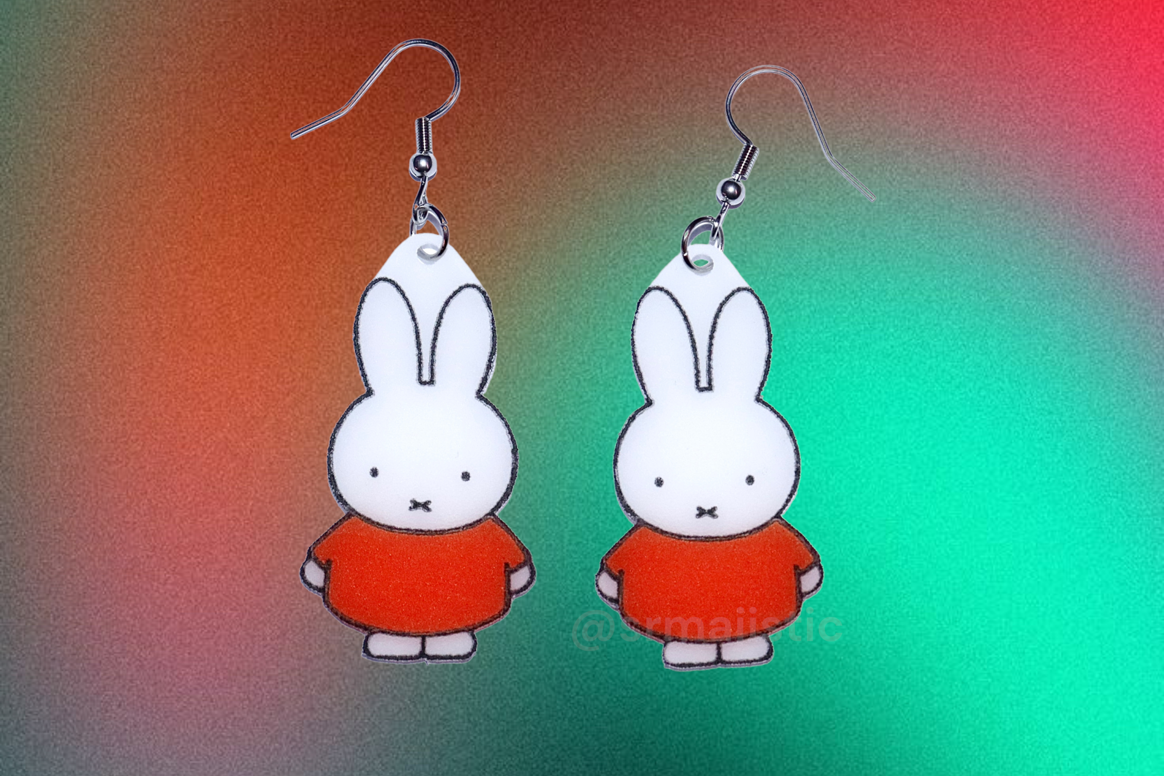 Miffy Cute Kawaii Character Handmade Earrings!