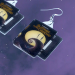 The Nightmare Before Christmas (1993) Movie VHS Tape 2D detailed Handmade Earrings!