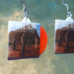 Måneskin Teatro d’ira - Vol.1 Vinyl Album Handmade Earrings!