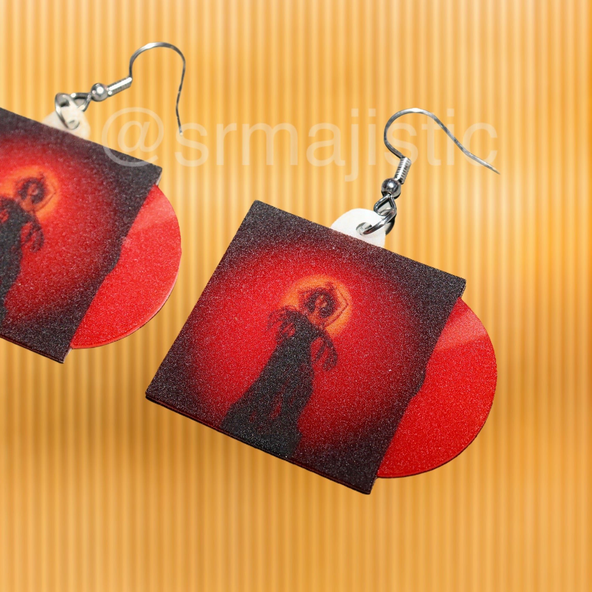 Gavin Turek Madame Gold Vinyl Album Handmade Earrings!