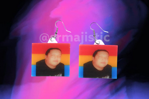 Sal Vulcano Says Gay Rights Pride Flag Handmade Earrings!