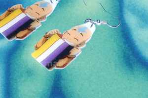 Aang Says Gay Rights Handmade Earrings!