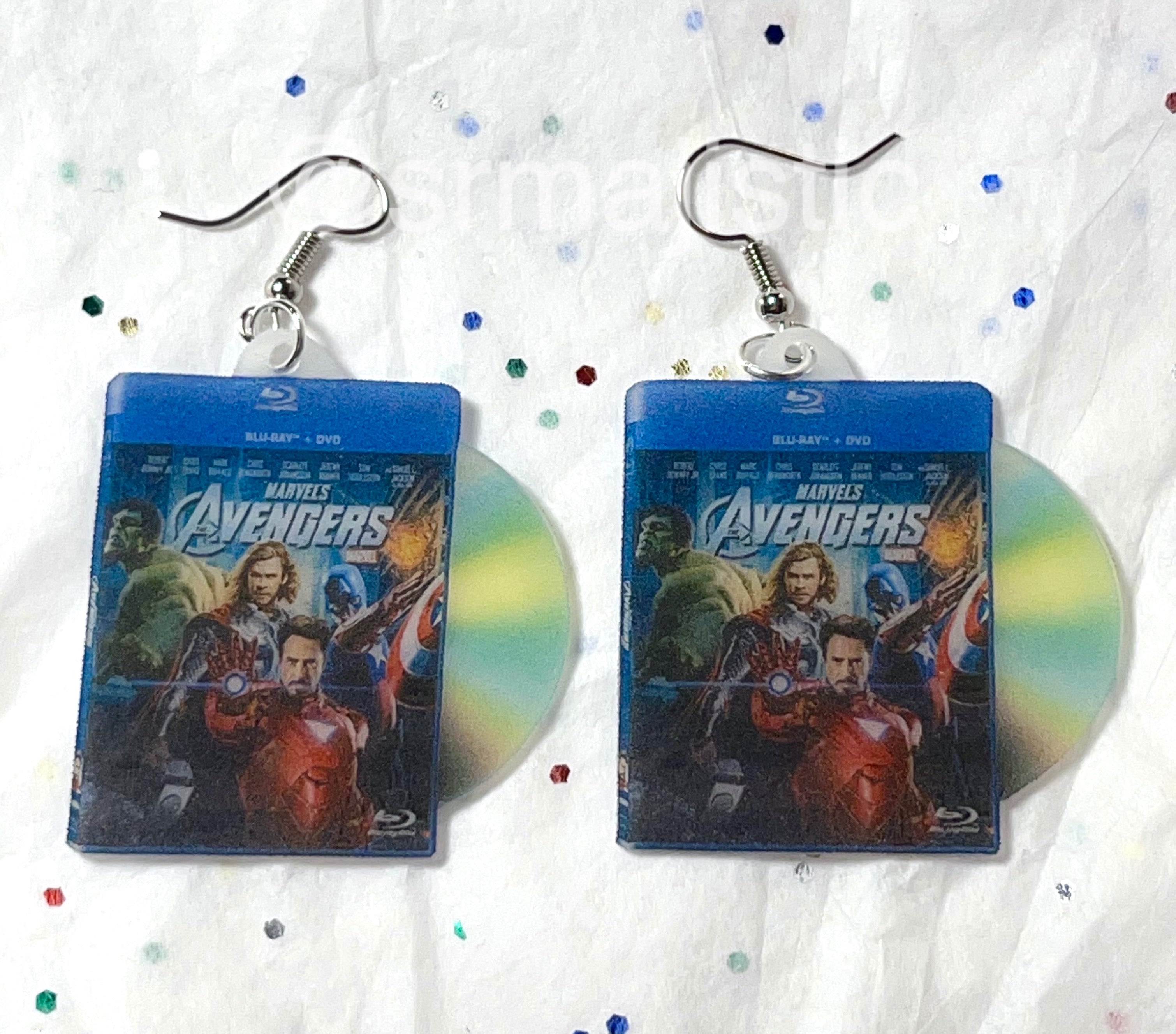 The Avengers (2012) DVD 2D detailed Handmade Earrings!