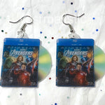 The Avengers (2012) DVD 2D detailed Handmade Earrings!