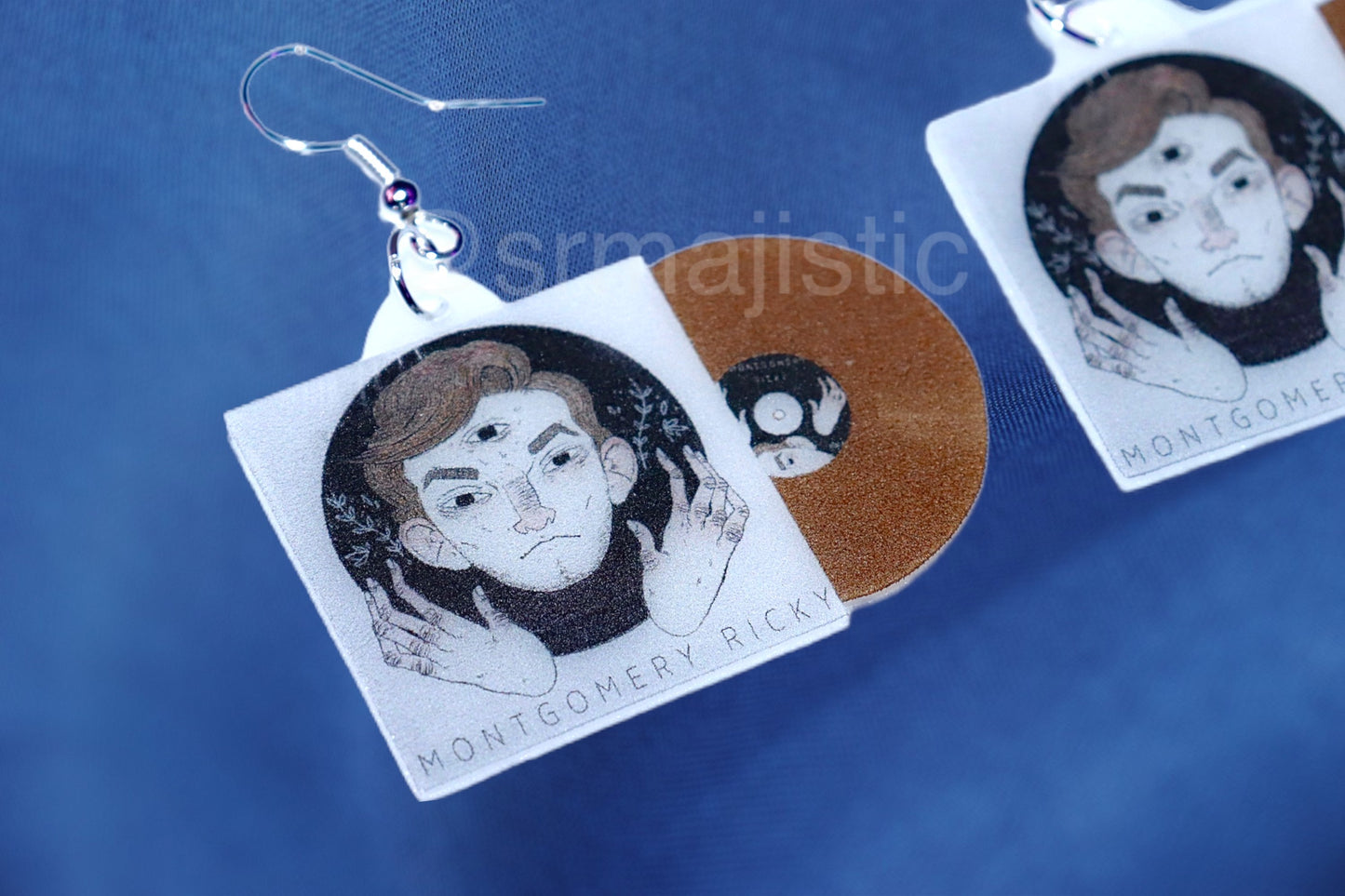Ricky Montgomery Montgomery Ricky Vinyl Album Handmade Earrings!
