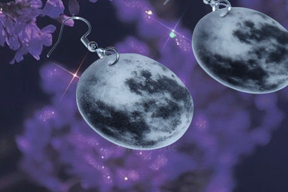 Detailed Moon Handmade Earrings!