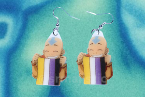 Aang Says Gay Rights Handmade Earrings!