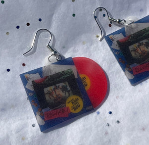 Lauren Sanderson Midwest Kids Can Make it Big Deluxe Vinyl Album Handmade Earrings!